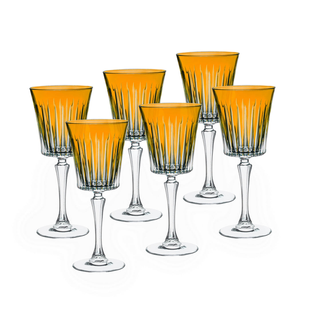 Onyx Red Wine Glass Amber, 10 oz. Set of 6