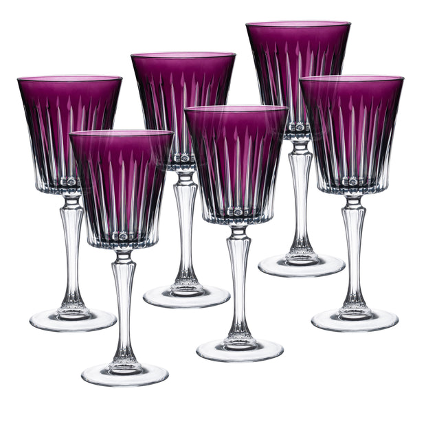 Onyx Red Wine Glass Amethyst, 10 oz. Set of 6