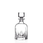 Glass - Whiskey Decanter  with Stopper - Cut Designed - 27 Oz. - 8.75" Height - Made in Europe
