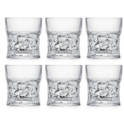 European Lead Free Crystalline Old Fashioned Tumbler - Beverage- Water - Bourbon - Whiskey - 11 oz. -Set/6