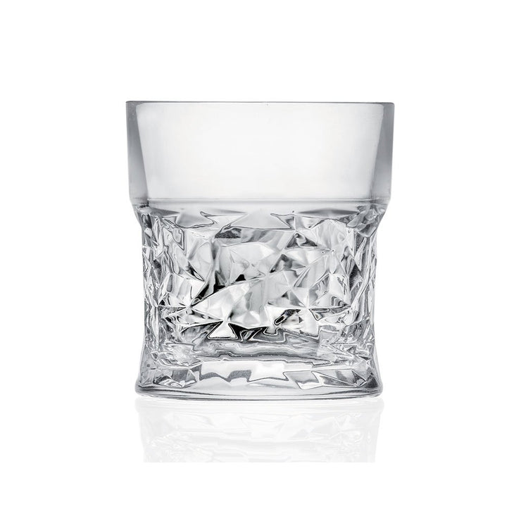 European Lead Free Crystalline Old Fashioned Tumbler - Beverage- Water - Bourbon - Whiskey - 11 oz. -Set/6