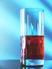 European Crystal Highball Tumblers -Water - Juice - Wine -Beer -16 Oz.- Set of 6