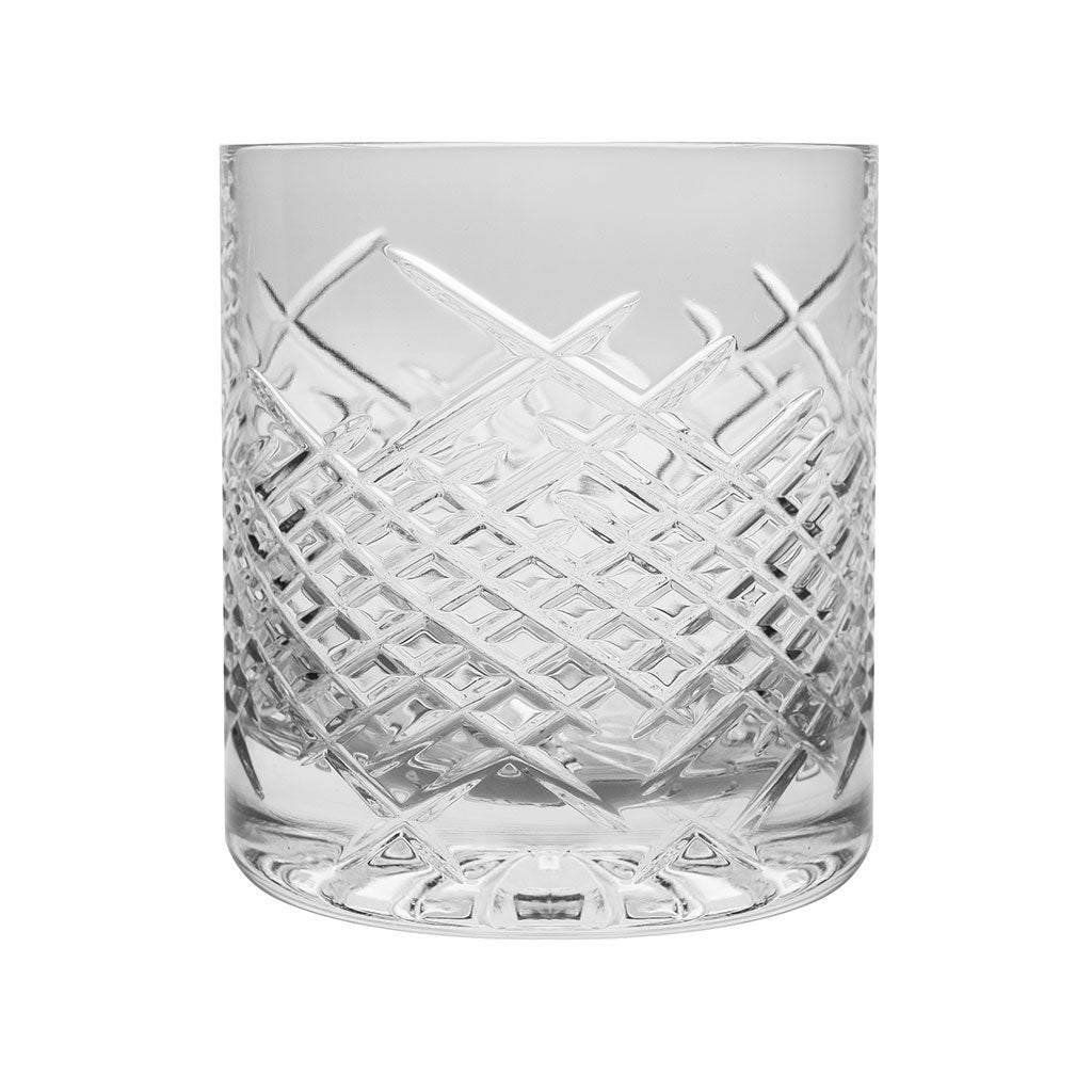 European Crystal Glass Double Old Fashioned Tumblers - For Whiskey - B –  Barski