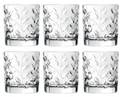 Tumbler Glass - Double Old Fashioned - Set of 6 - Glasses - Designed DOF Crystal Glass Tumblers - For Whiskey - Bourbon - Water - Beverage - Drinking Glasses - 11 oz. - Made in Europe