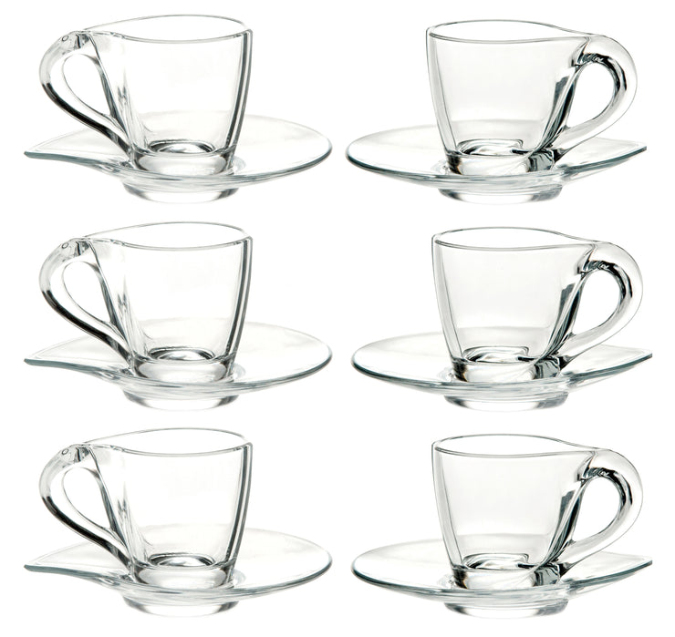 Happy Cups Espresso 2 Pc. Set, 3.45 oz. Set of 6