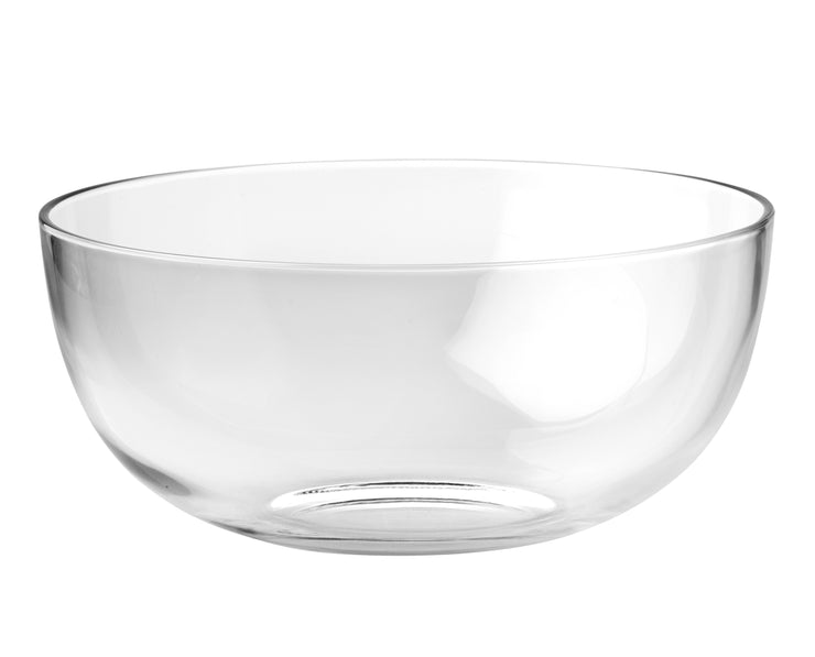 European Glass Large Serving Bowl - Salad Bowl - Mixing Bowl