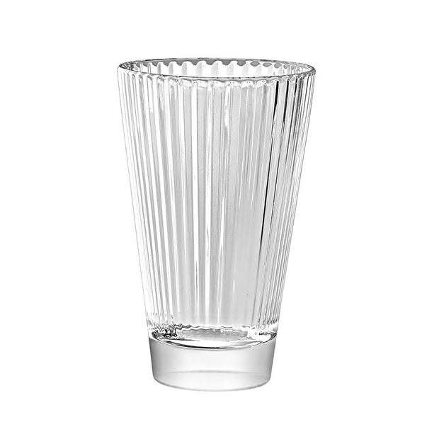 European Lead Free Crystalline Highball Tumblers -Glass - Oval Shaped Opening - 13.5 oz., Set of 6