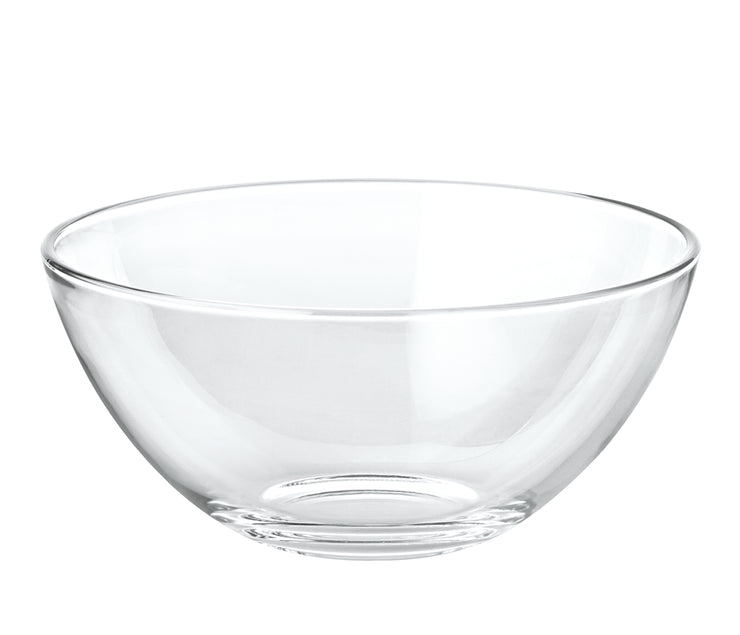 European Glass Serving Bowl / Salad Bowl - Mixing Bowl - 9.25" Diameter- 95 oz.