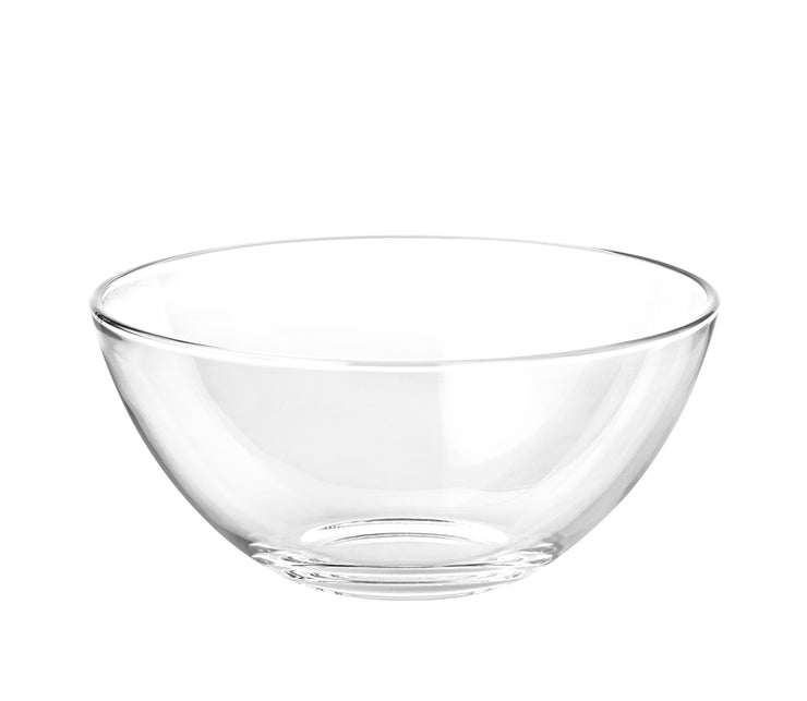 European Glass Serving Bowl / Salad Bowl - 7.8" Diameter