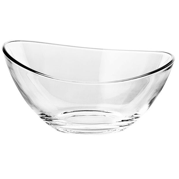European Glass Decorative Serving Bowl - 7.7" Diameter