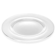 European Lead Free Crystalline Clear Charger / Large Plate - Classic Look - 12.5" Diameter - Set of 2