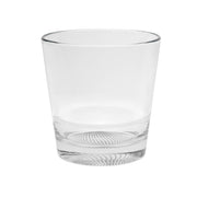 European Lead Free Crystalline Double Old Fashioned Tumblers - Stackable- Won't Get Stuck - 13.5 oz., Set of 6