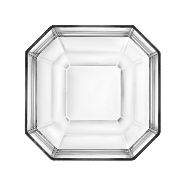 European Lead Free Crystalline Large Centerpiece Octagon Bowl / Tray - 13" Diameter