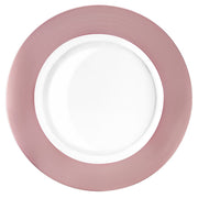 I Preziosi Charger with Rose Pink Band , 12.6"D, Set of 2