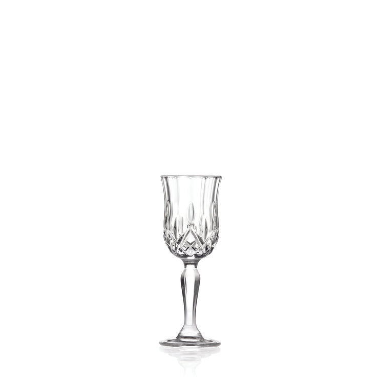 European Crystal Sherry Wine Glass - Stemmed Glasses - Set of 6 Goblet –  Barski