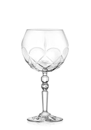 European Gin Tonic Glass - Wine Glass - Cocktail - Coupe - Goblet Glass - Set of 6 Crystal Glasses - Glass - Beautifully Designed Goblets - Each Glass is 19.4 oz.