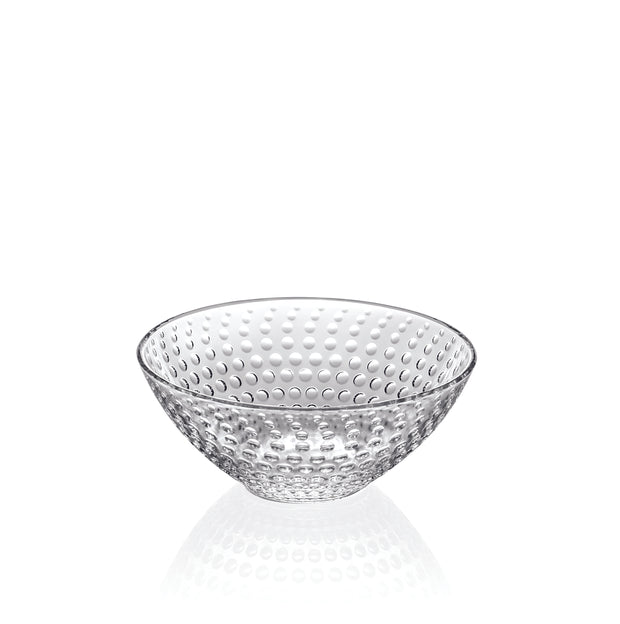 European Glass Bowl - For Dessert - Salad - Pasta - Fruit - Nuts - Chocolate - Set of 4 Bowls - Designed - 6.25 " Diameter