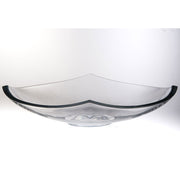 European Handmade Glass Shallow Bowl / Tray - 16" Diameter