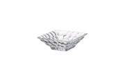 European Glass Small Bowl - Square - Pebbled Textured Exterior Design - 4.2" - Set of 4 - for Ice Cream - Nuts - Chocolate - Fruit - Candy