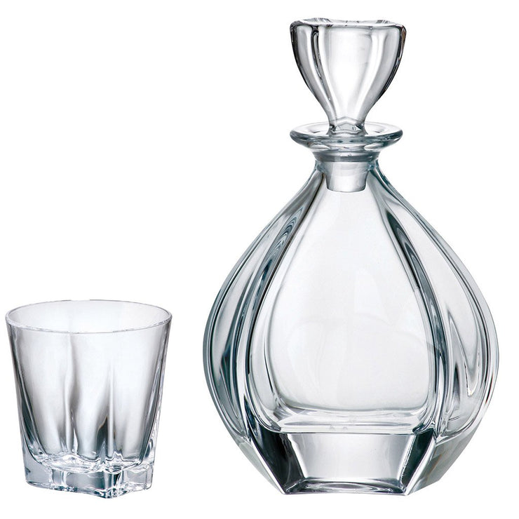 Lagauna Whiskey Set: 1 Decanter, 6 Glass, 32 oz.