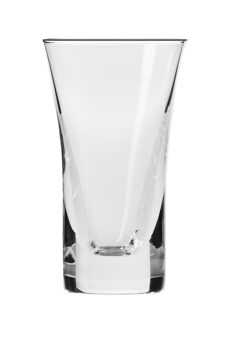 European Glass - 6-Pack -Set - Shot Glasses -  1.5 Oz. - Clear - for Liquor - Whiskey - Vodka