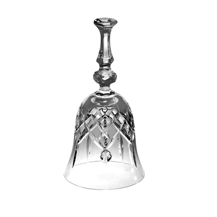 European Hand Cut Crystal - Large Bell - 6.5" Height