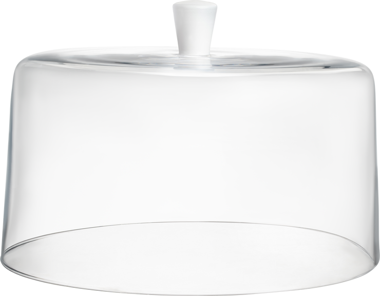 Opal Large Dome with White knob, 11.5"D