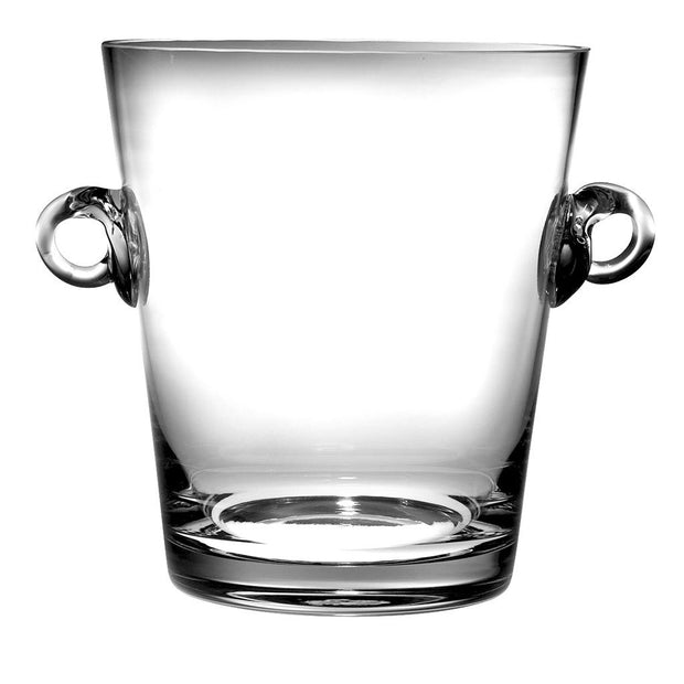 European Lead Free Crystalline Ice Bucket / Wine Cooler W/ 2 Handles -7.25 " Height