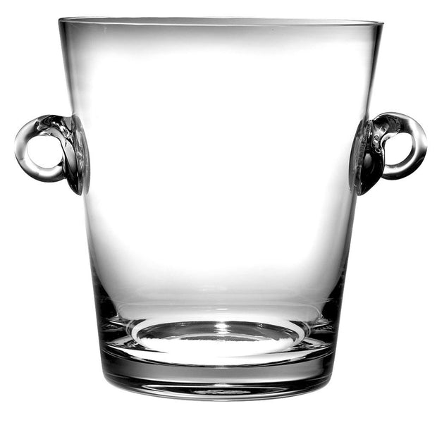 European Lead Free Crystalline Ice Bucket / Wine Cooler W/ 2 Handles -9.25 " Height