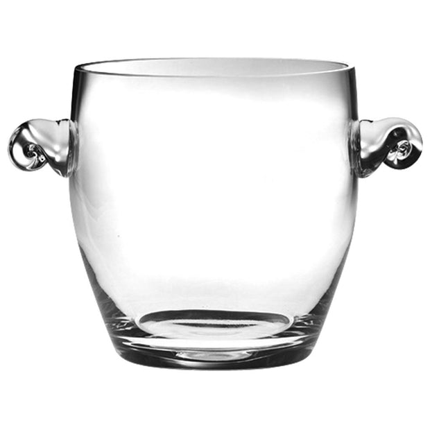 European Lead Free Crystalline Ice Bucket / Wine Cooler W/ 2 Handles -7.25 " Height