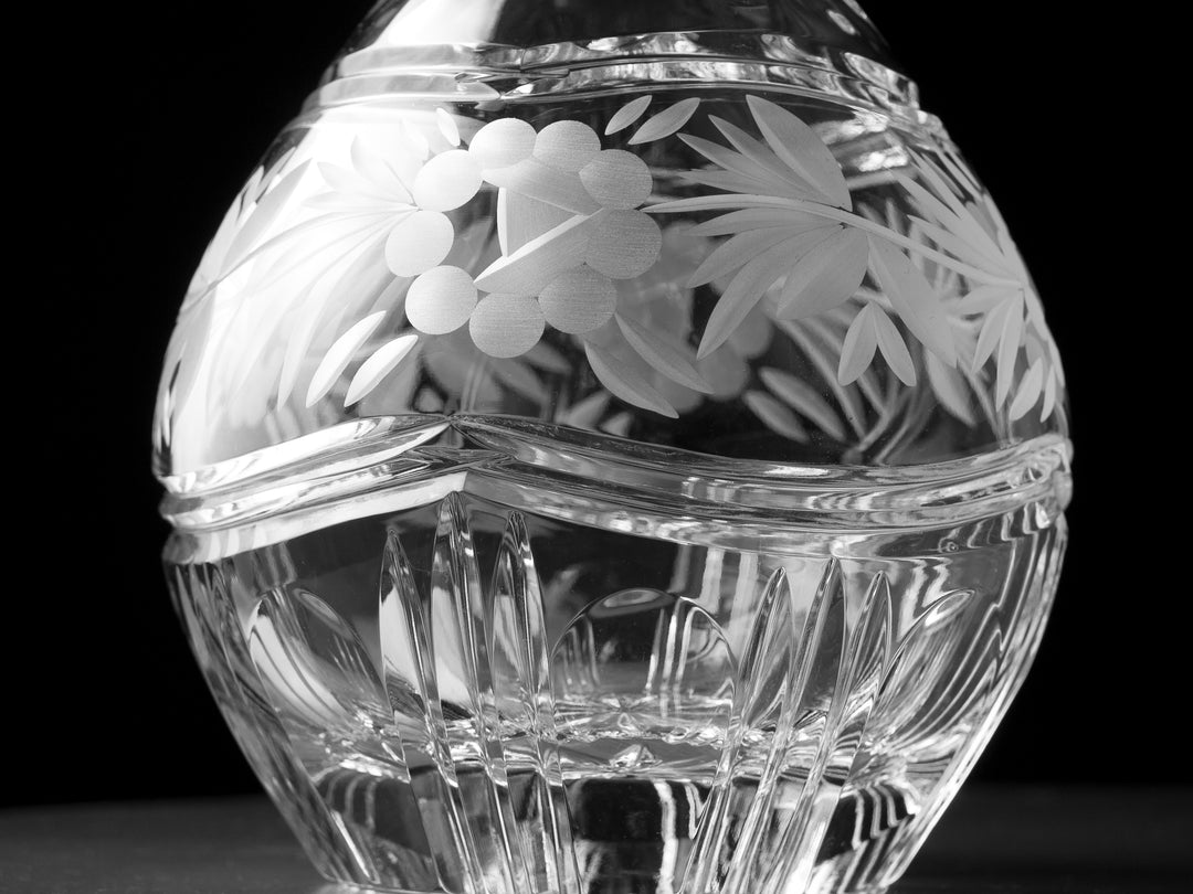 Decanter Per Vino Barski - Cristallo Soffiato A Bocca - Taglio A Mano - Capienza 46oz - Fatto In Europa - Foto 10
