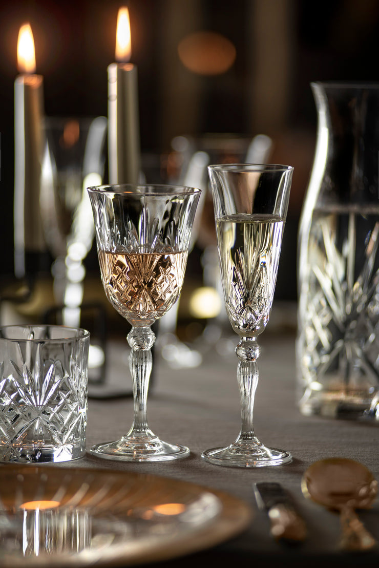 Viski Reserve European Crystal Burgundy Glasses, Crystal Red Wine Glasses, European Made Glassware, Stemmed Wine Glass Set, 31 oz, Set of 4