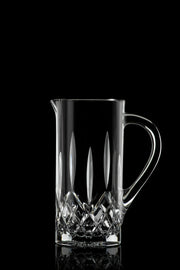 Glass - Pitcher - Jug - Cut Crystal Design - 40 oz. Liquid Capacity - Made in Europe