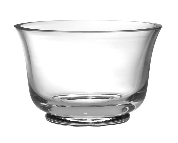 Handmade Glass Thick Revere Bowl, Clear, 5.5"D (5.5 Inches Diameter), Superb Quality