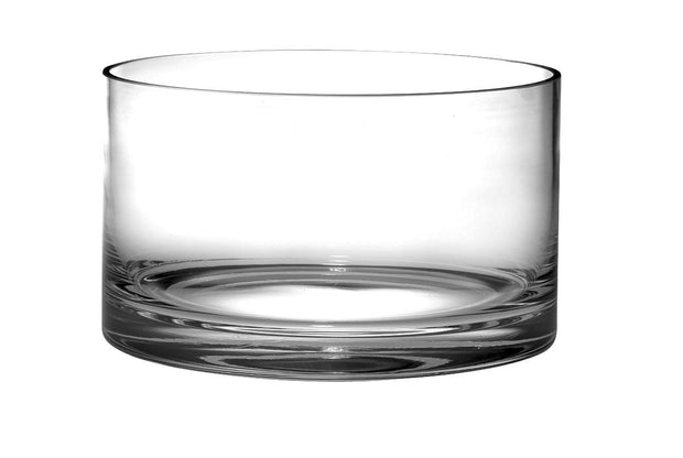 European Quality Glass Handmade - Thick Straight Sided Nappy Bowl - 6 " Diameter - Superb Quality