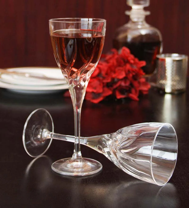 Wine Glass Stemmed - Set of 6 - 8.3 oz.  - Made in Europe